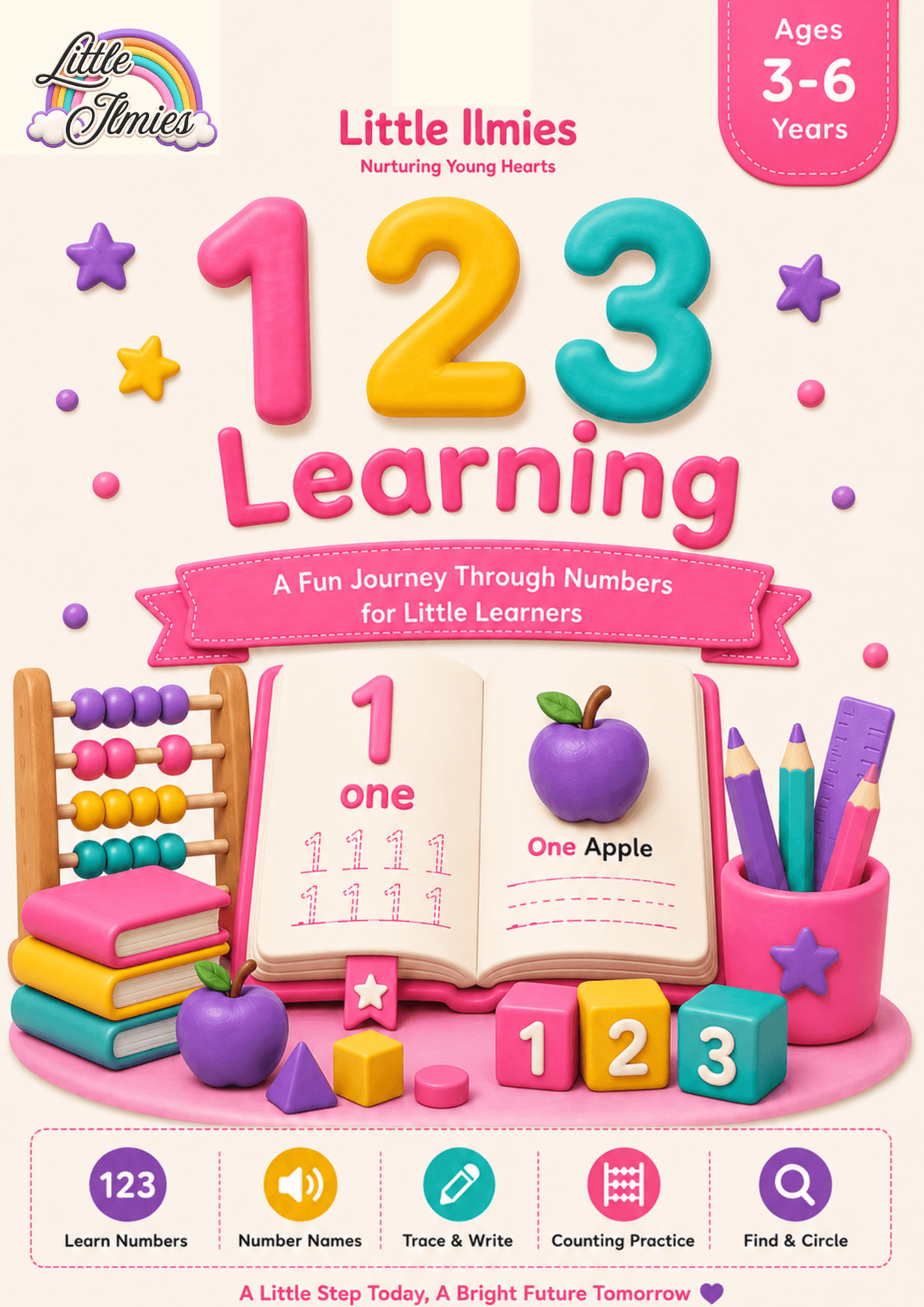 123 Learning | Numbers 1-10 book cover