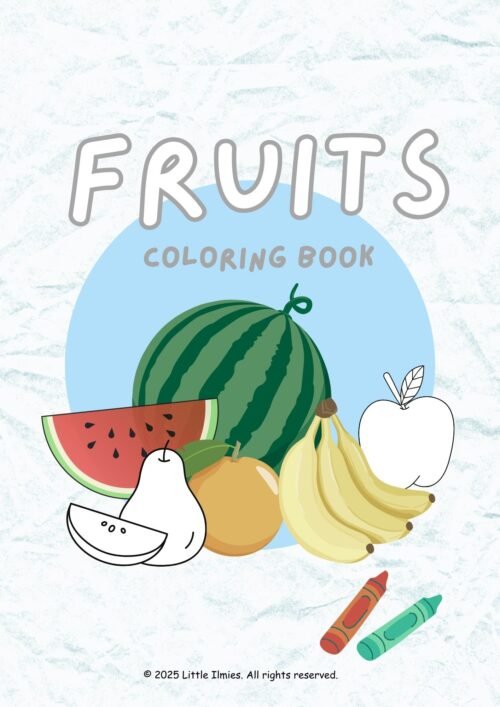 Fruits Colouring Book